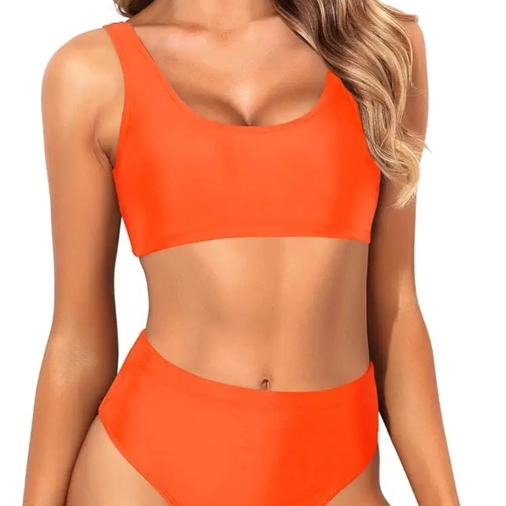 Tempt Me Orange 2 PC Bikini Set